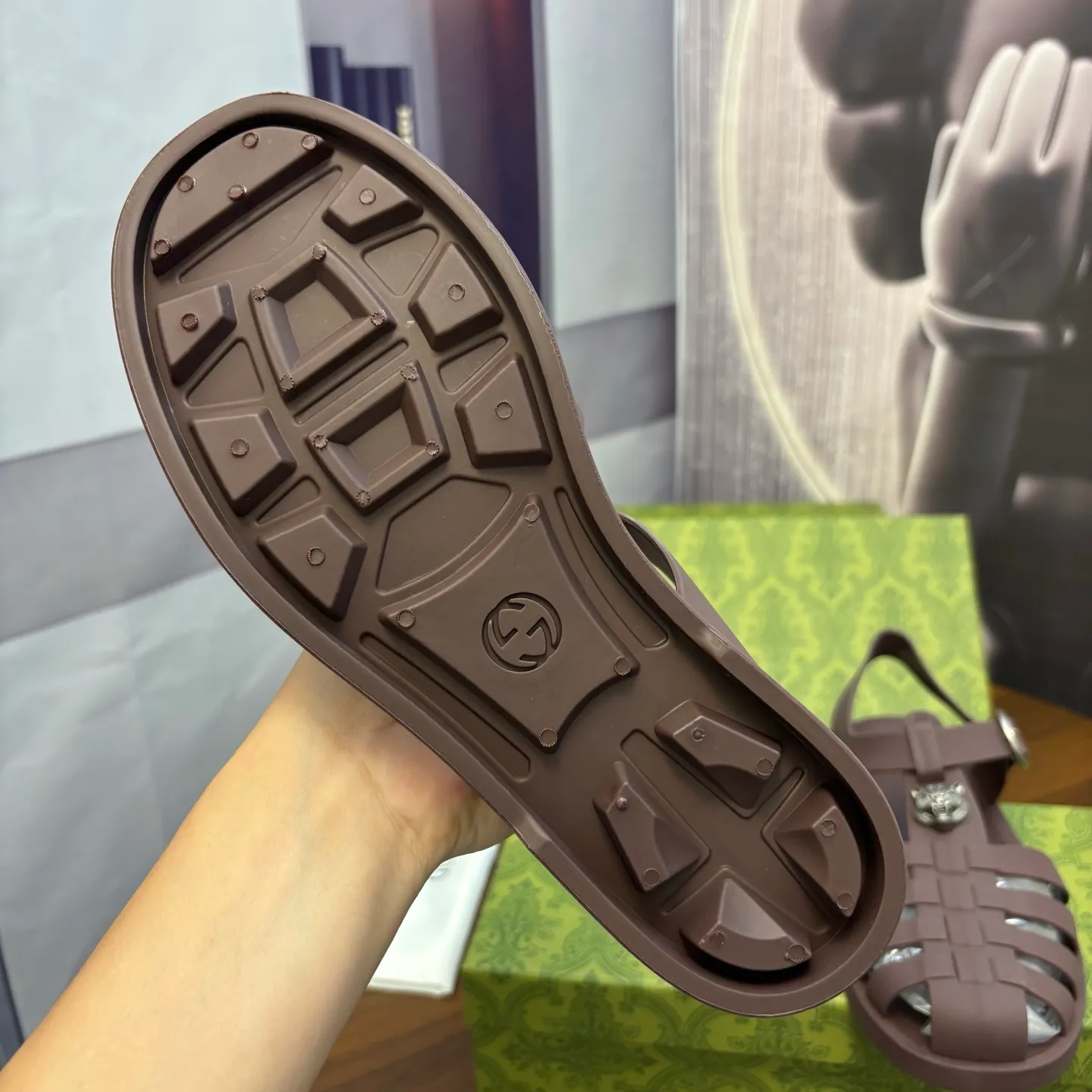 Men's shoes 260💰 [Gucci] Counter quality, top-quality original goods, real photos! Original TPU material, fine workmanship, comfortable; genuine 1:1 replica Size: 36 ~ 46